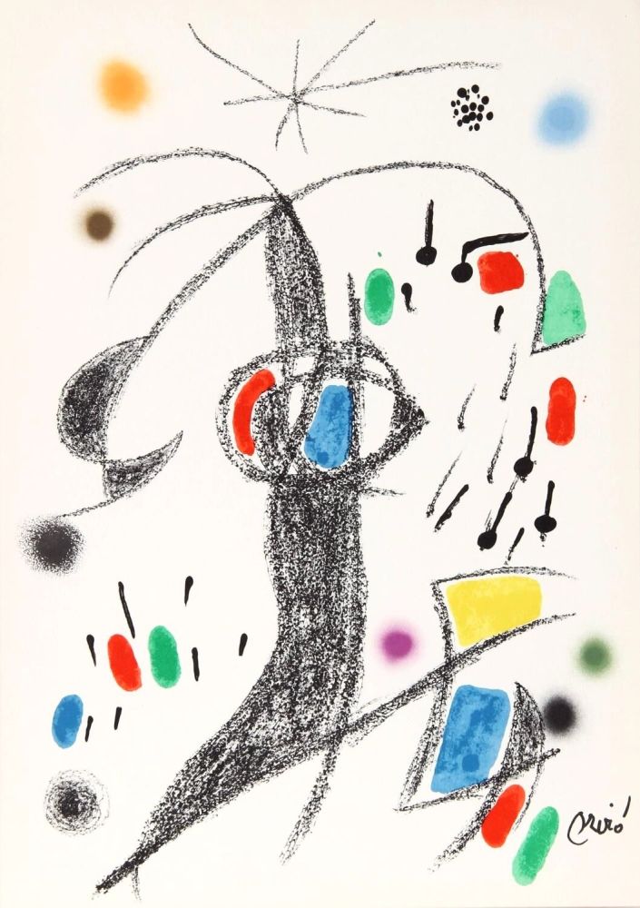 Lithographie Miró - Maravillas con Variaciones Acrósticas 19