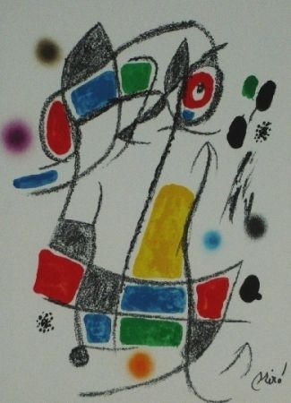 Lithographie Miró - Maravillas con Variaciones Acrósticas en El Jardín