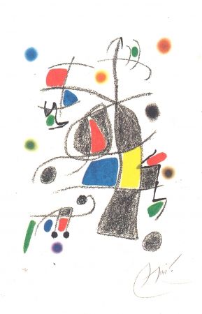 Lithographie Miró - Maravillas Con Variaciones Acrósticas En El Jardín De Miró