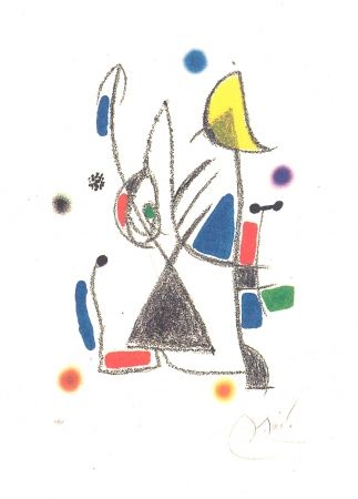 Lithographie Miró - Maravillas Con Variaciones Acrósticas En El Jardín De Miró