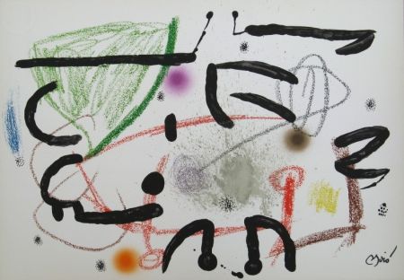 Lithographie Miró - Maravillas Con Variaciones Acrósticas En El Jardín De Miró n11