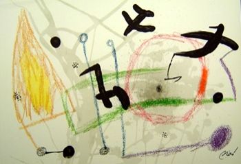 Lithographie Miró - Maravillas Con Variaciones Acrósticas En El Jardín De Miró n.5