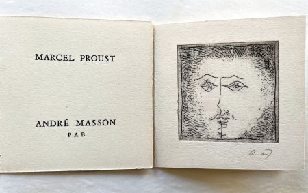 Livre Illustré Masson - Marcel PROUST et André MASSON. 