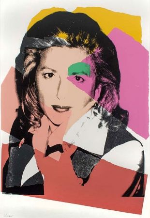 Sérigraphie Warhol - Marcia Weisman, 1975