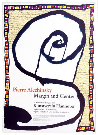 Affiche Alechinsky - Margin and Center
