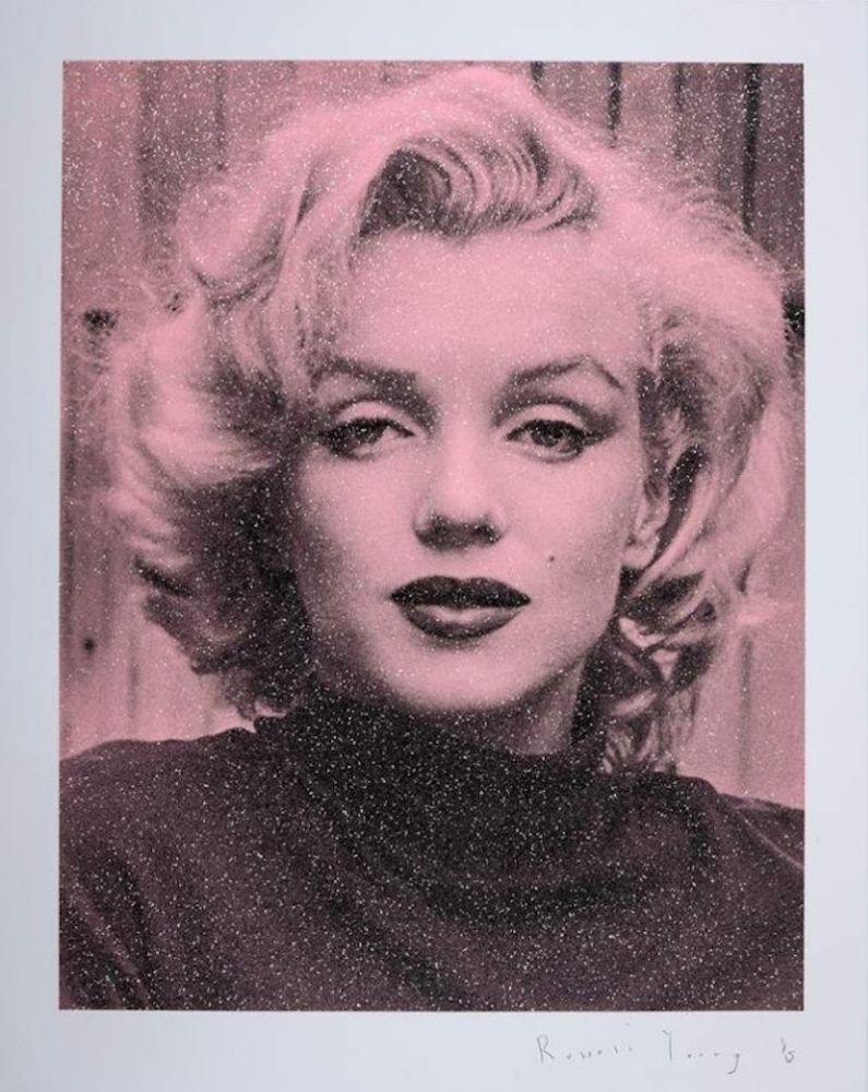 Sérigraphie Young - Marilyn Hollywood - Superstar Pink