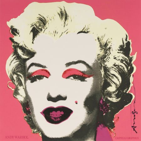Sérigraphie Warhol - Marilyn Invitation 12