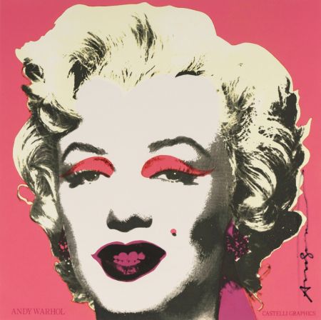 Sérigraphie Warhol - Marilyn Invitation 12″ X 12″ (Castelli Graphics)