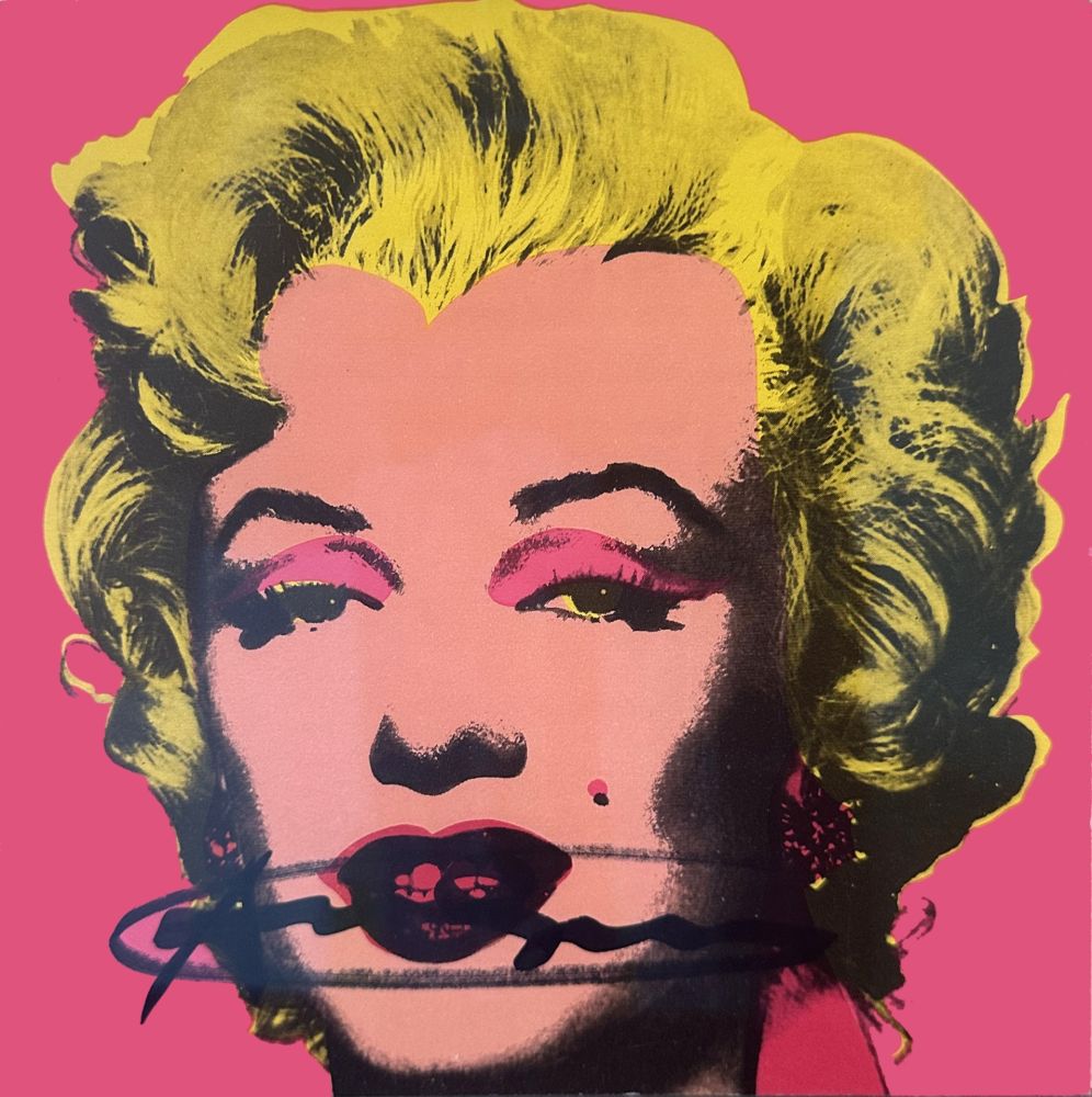 Sérigraphie Warhol - Marilyn Invitation 7