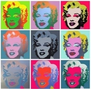 Sérigraphie Warhol - Marilyn Monroe - 10 silkscreens