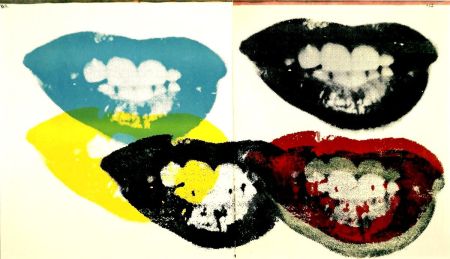 Sérigraphie Warhol - Marilyn Monroe I Love Your Kiss Forever Forever (FS II.5)