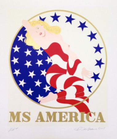 Sérigraphie Indiana - Marilyn Ms. America
