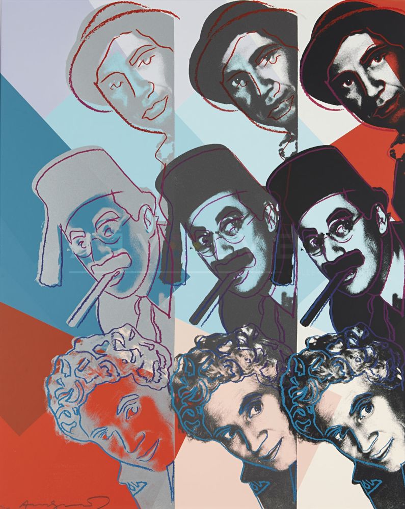 Sérigraphie Warhol - Marx Brothers (FS II.232)