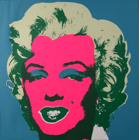 Sérigraphie Warhol - Marylin (#F), c. 1980 - Very large silkscreen