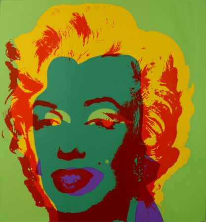Sérigraphie Warhol - Marylin (#G), c. 1980 - Very large silkscreen