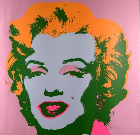 Sérigraphie Warhol - Marylin (#H), c. 1980 - Very large silkscreen