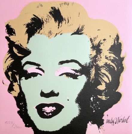 Lithographie Warhol - Marylin Monroe