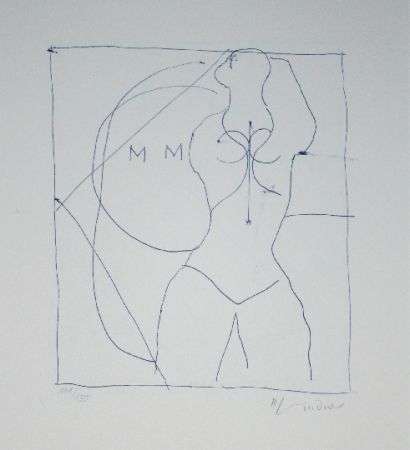 Lithographie Lindner - Marylin was here 16