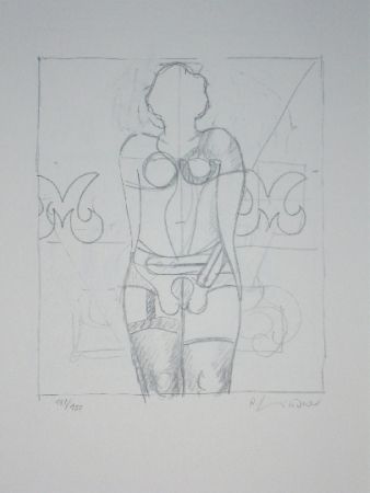 Lithographie Lindner - Marylin was here 5