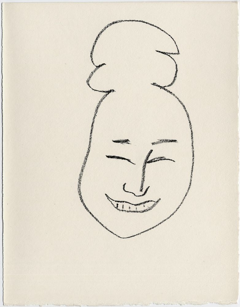 Lithographie Matisse - Masque esquimo n° 4. 1947  (Pour Une Fête en Cimmérie)