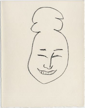 Lithographie Matisse - Masque esquimo n° 4. 1947  (Pour Une Fête en Cimmérie)