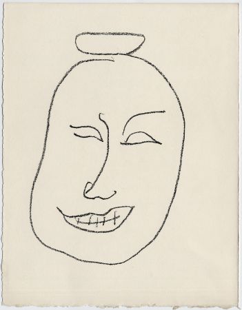 Lithographie Matisse - Masque esquimo n° 8. 1947 (Pour Une Fête en Cimmérie)