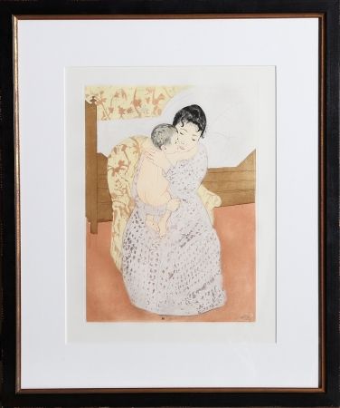 Gravure Cassatt - Maternal Caress