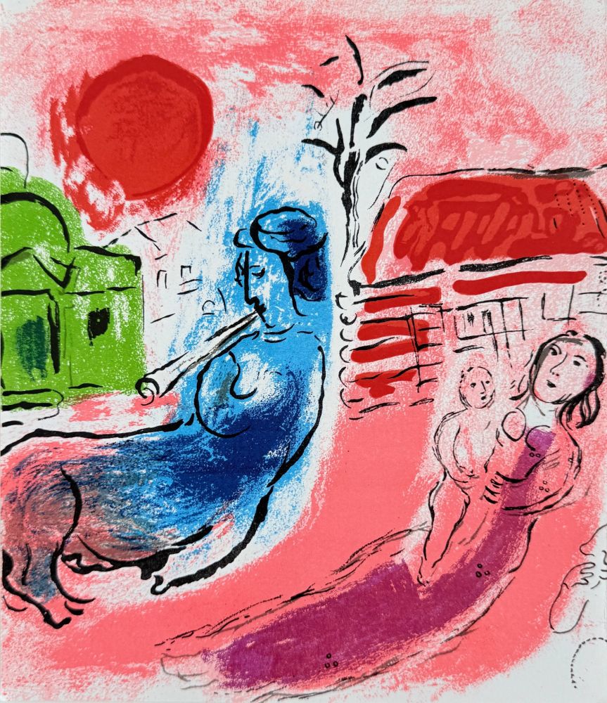 Lithographie Chagall - Maternity and Centaur