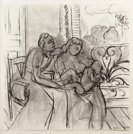 Lithographie Matisse (After) - Maternité