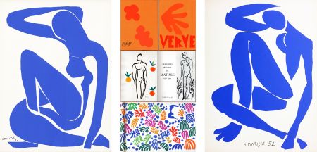 Livre Illustré Matisse - MATISSE : DERNIÈRES ŒUVRES 1950 - 1954 (VERVE Vol. IX, No. 35-36) 1958