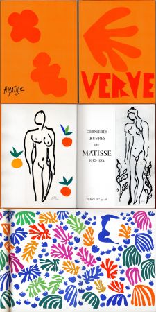 Livre Illustré Matisse - Matisse : dernières oeuvres 1950 - 1954 (VERVE Vol. IX, No. 35-36. 1958)