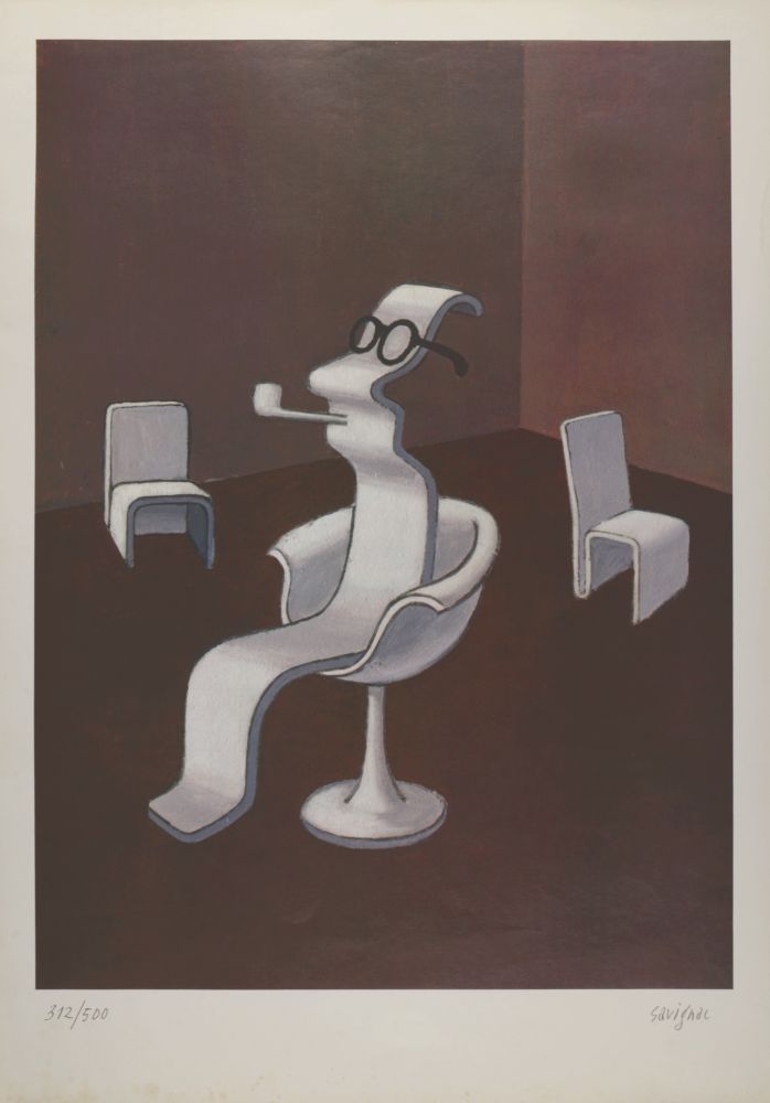 Lithographie Savignac - Matières plastiques, 1971