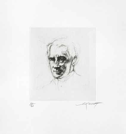 Gravure Pignon-Ernest - Maurice Ravel
