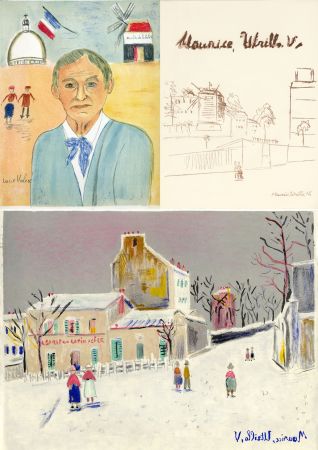 Livre Illustré Utrillo - MAURICE UTRILLO, V. (Paris, 1956)