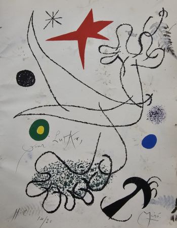 Lithographie Miró - Mavena