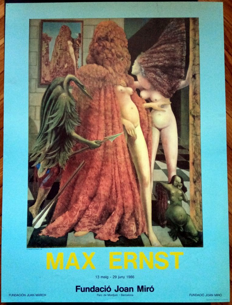 Affiche Ernst - Max Ernst Fundació Miró 1986