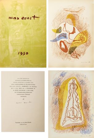 Livre Illustré Ernst - MAX ERNST. Par Joe Bousquet, Michel Tapié. Galerie René Drouin 1950