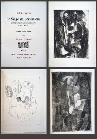 Livre Illustré Picasso - Max Jacob. LE SIÈGE DE JÉRUSALEM. 3 eaux-fortes cubistes de Picasso (1914).