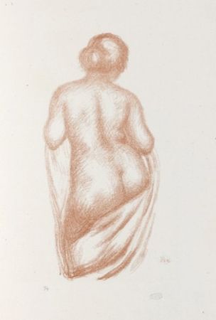 Lithographie Maillol - Maîtres et petits maîtres d'aujourd'hui.  Aristide Maillol, Sculpteur et Lithographe. 