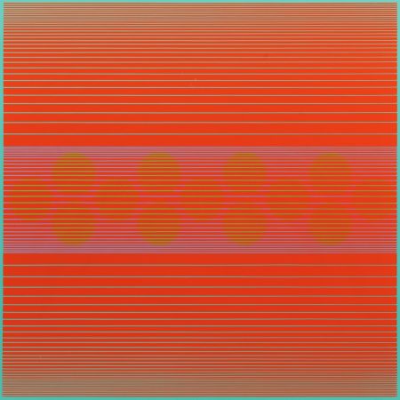 Sérigraphie Stanczak - Median with Circles, from Variants