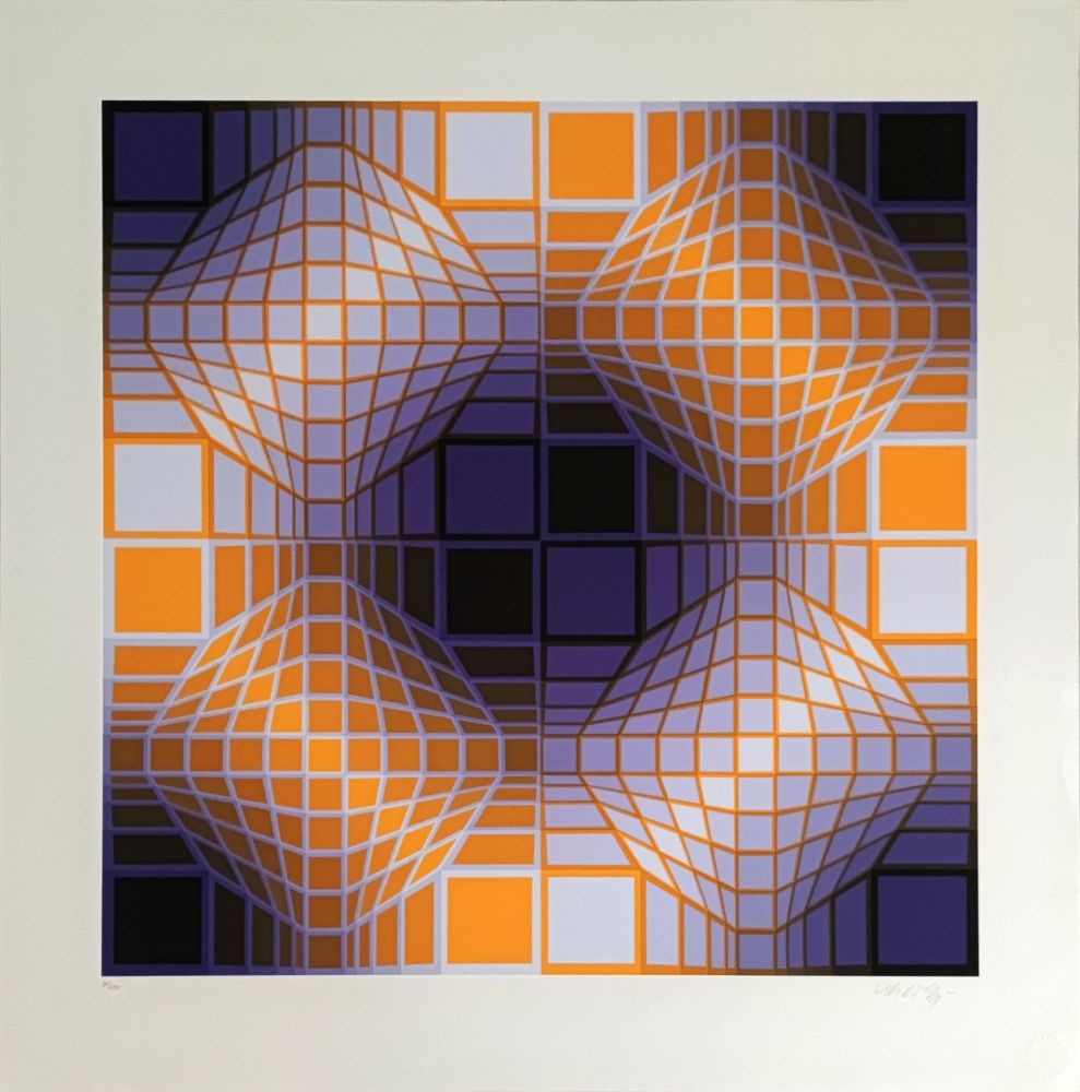 Sérigraphie Vasarely - Mely