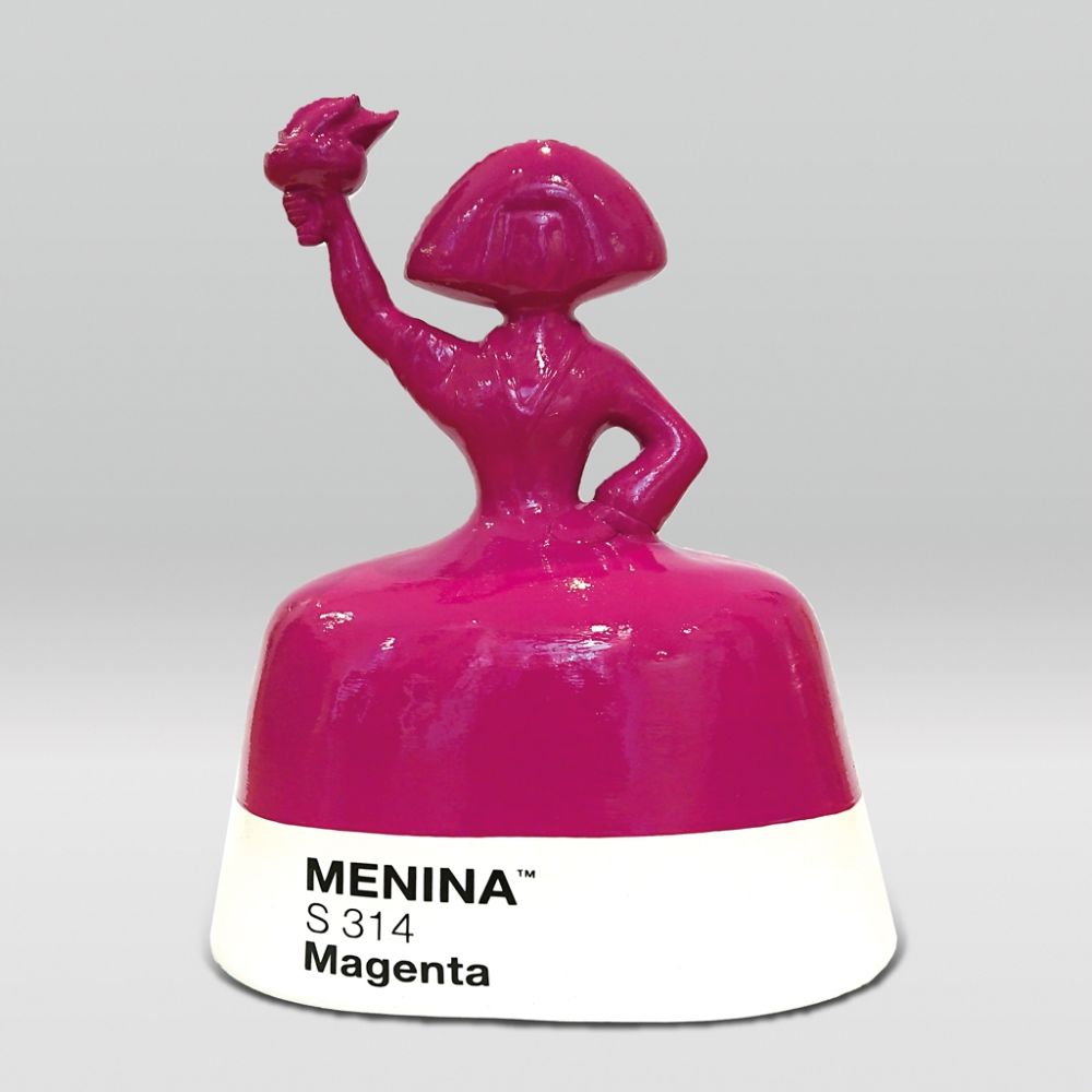 Aucune Technique Azzato - Menina magenta