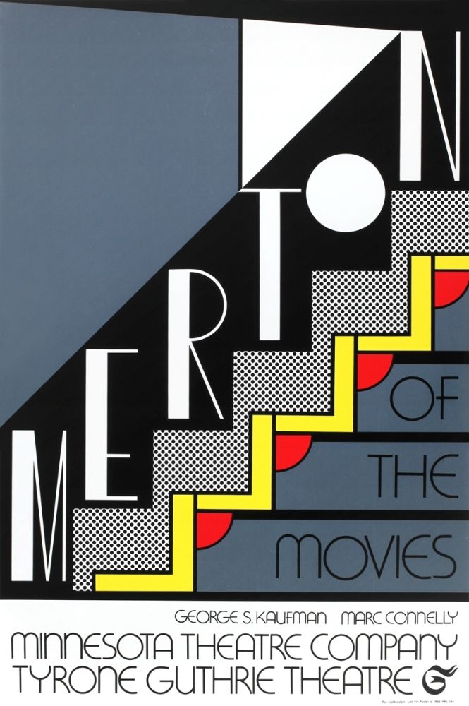 Sérigraphie Lichtenstein - Merton of the Movies