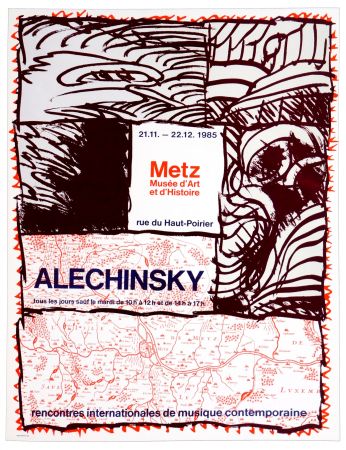 Affiche Alechinsky - Metz Musée d'Art et d'Histoire