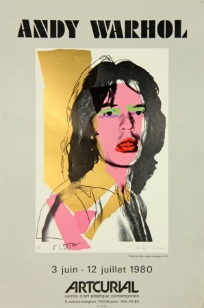 Sérigraphie Warhol - Mick Jagger  