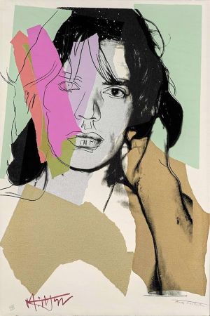 Sérigraphie Warhol - Mick Jagger #140