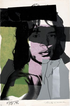 Sérigraphie Warhol - Mick Jagger #145