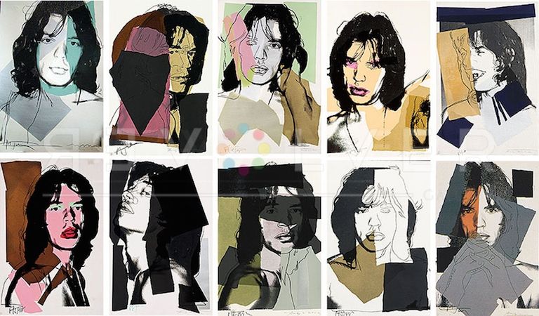 Sérigraphie Warhol - Mick Jagger Complete Portfolio