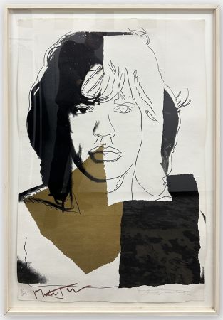 Sérigraphie Warhol - MICK JAGGER, from the portfolio of ten screenprints
