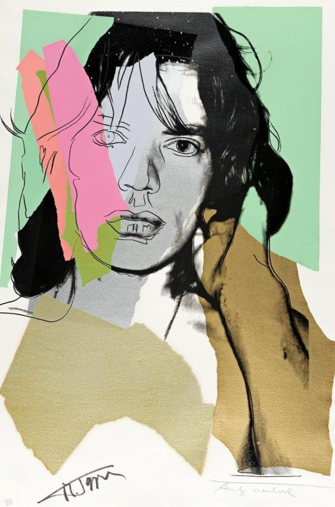 Sérigraphie Warhol - Mick Jagger FS 11.140